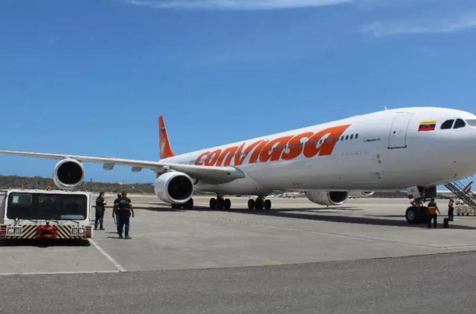 Conviasa recibió un Airbus 340-600 para su flota de aviones. SOSPECHOSO: fue de las pocas aerolíneas en el mundo que creció a pesar de la pandemia